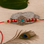 Premium Pearl Designer Rakhi with Roli Chawal