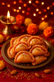 Kova Puri (Chandrakala) Sweet