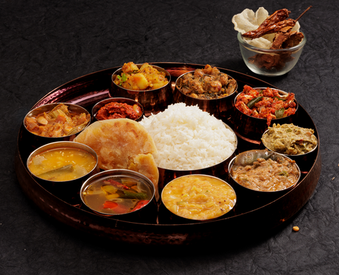 Standard Veg Meal Catering in Hyderabad - Package of 15 items (20 pax minimum)