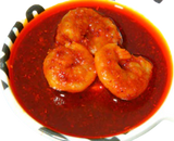 Andhra Style Spicy Prawns Pickle (Bhimavaram Special Royyala Avakaya)